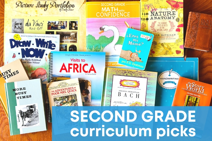 charlotte mason inspired second grade curriculum choices